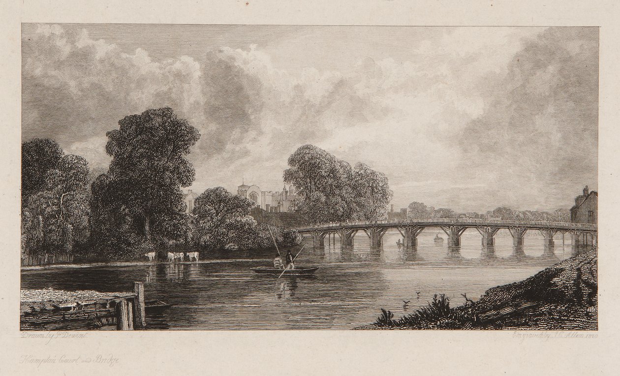 Most Hampton Court od J. C. Allen