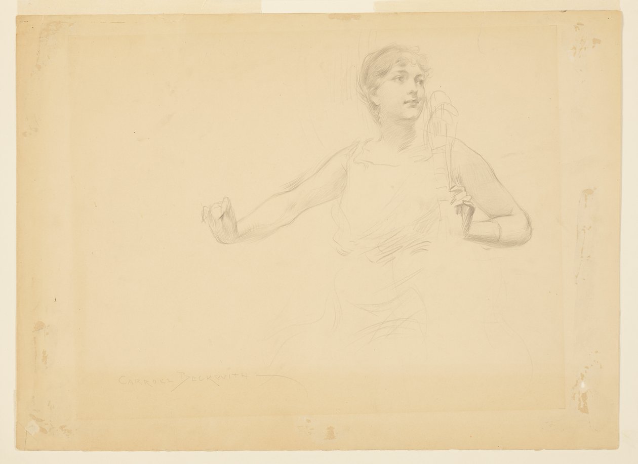 Múza od J. Carroll Beckwith