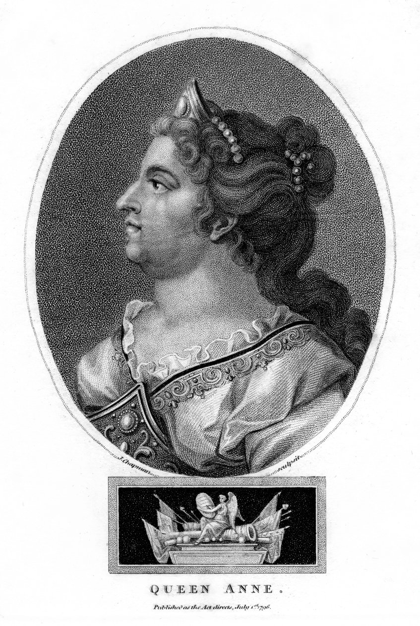 Anny Velké Británie, 1796. od J. Chapman