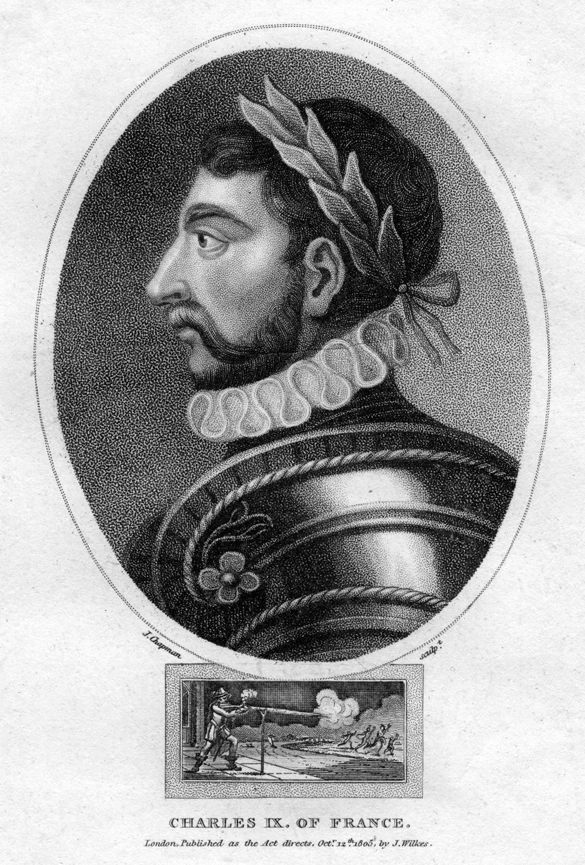 Charles IX, král Francie, 1805. od J. Chapman