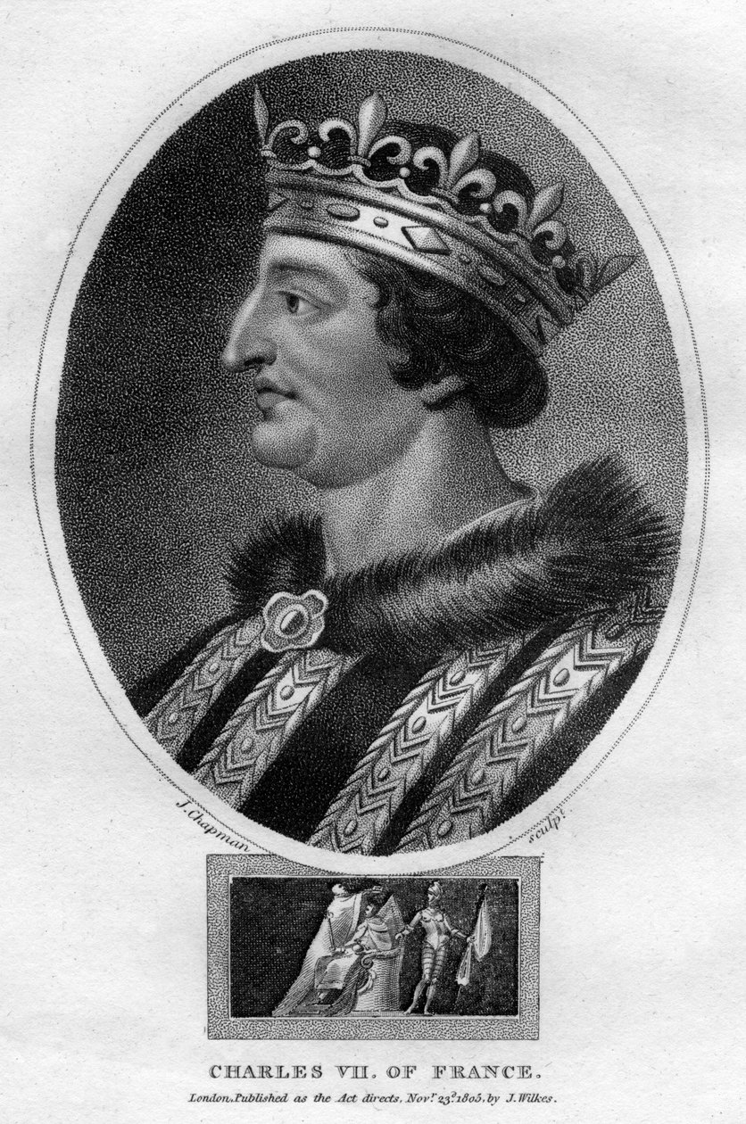 Charles VII, král Francie, 1805. od J. Chapman