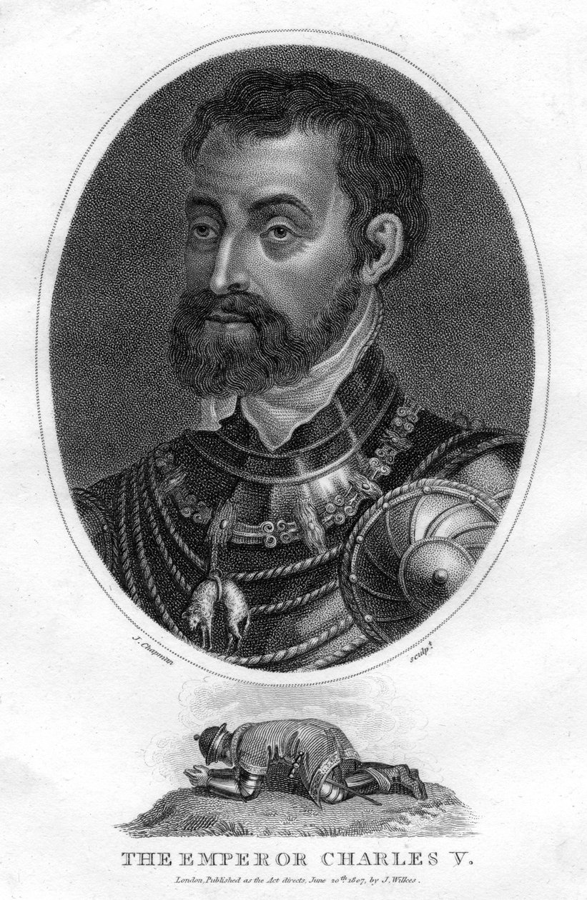 Karel V., císař Svaté říše římské, 1807. od J. Chapman