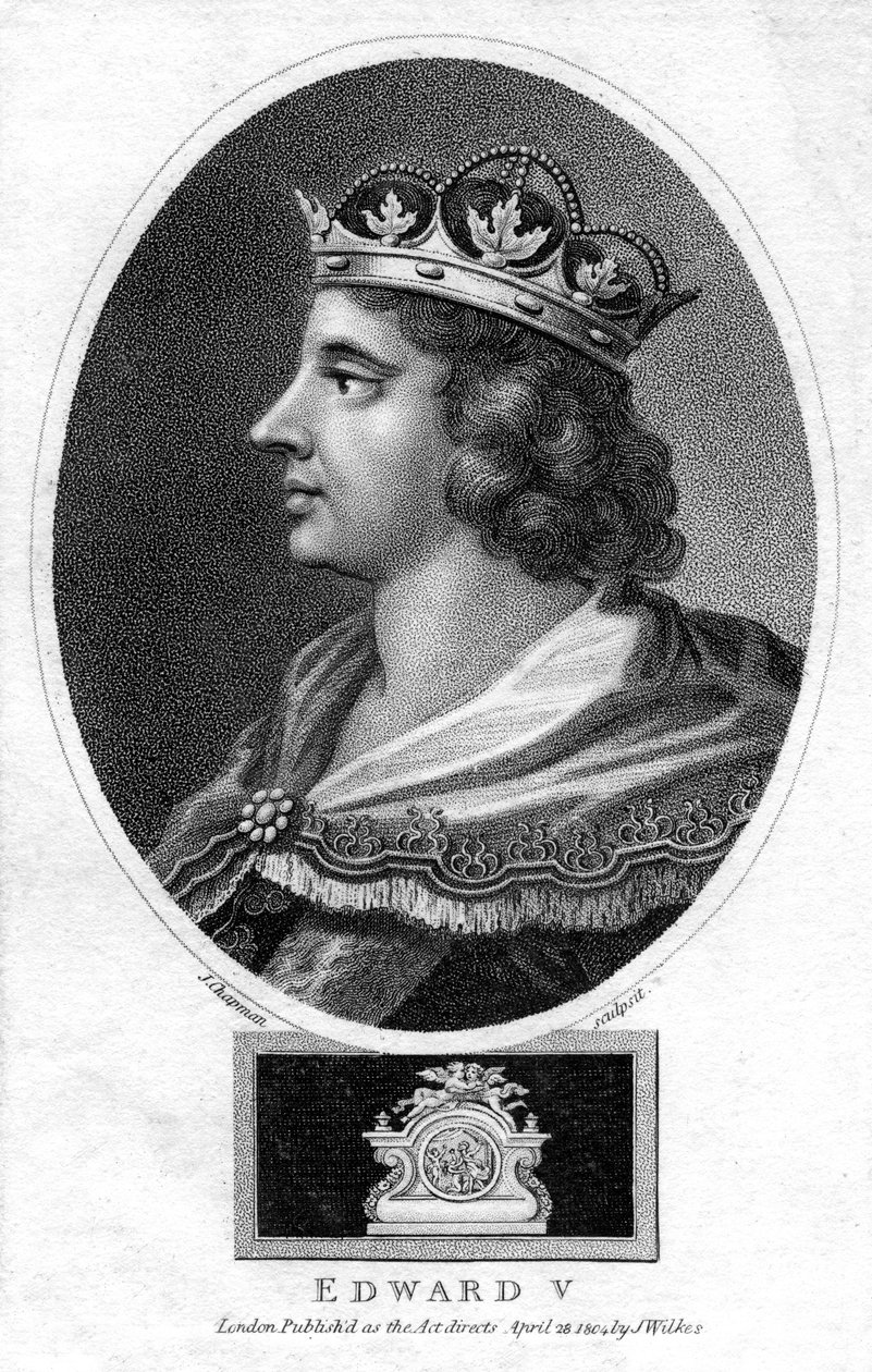 Anglický král Edward V., 1804. od J. Chapman