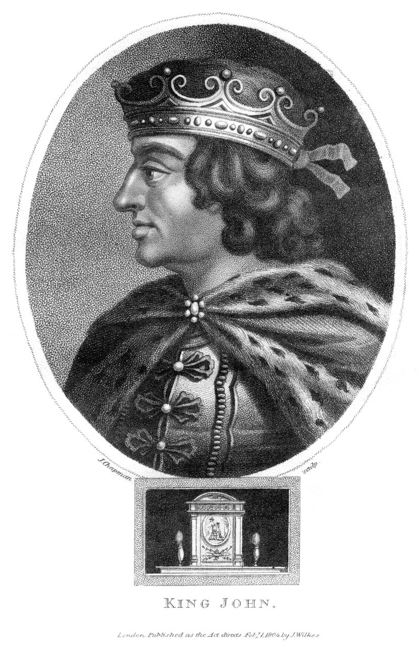 Král Jan 1167-1216, 1804. od J. Chapman