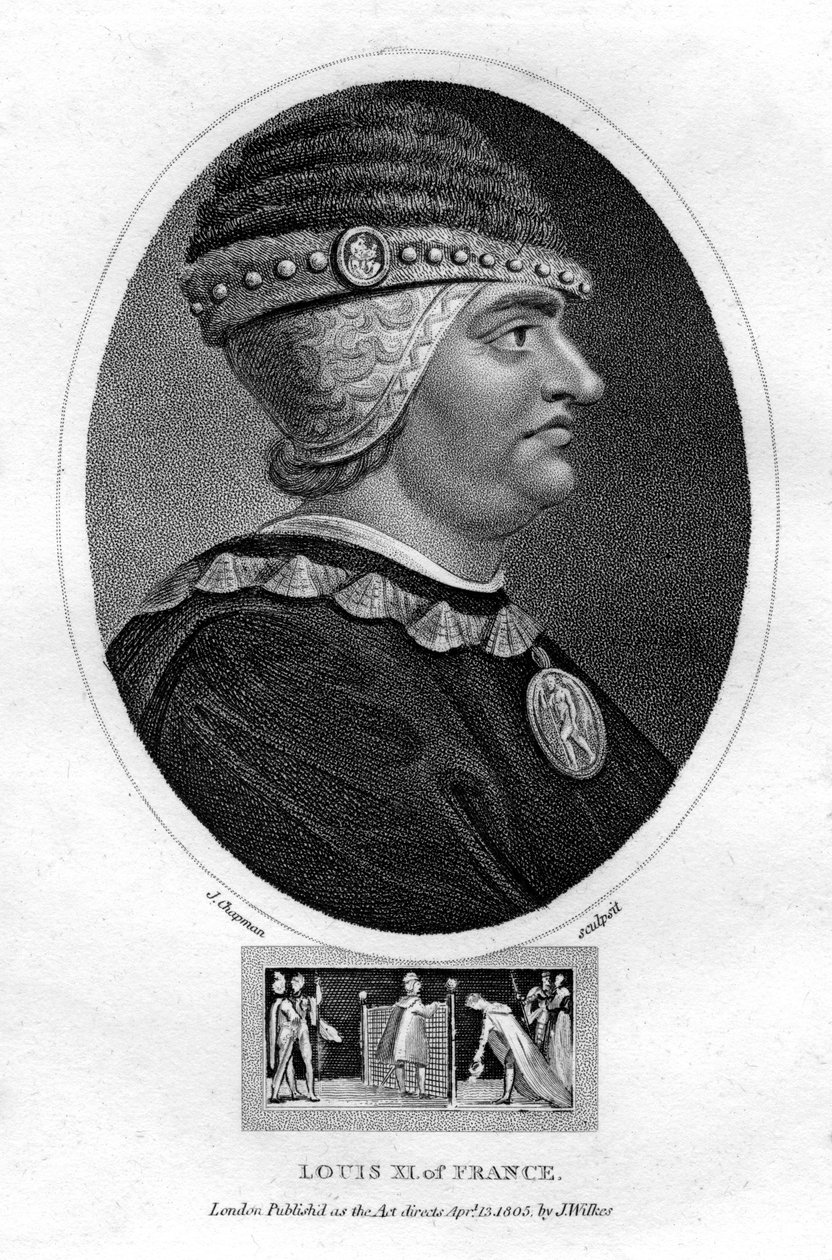 Louis XI, král Francie, 1805. od J. Chapman
