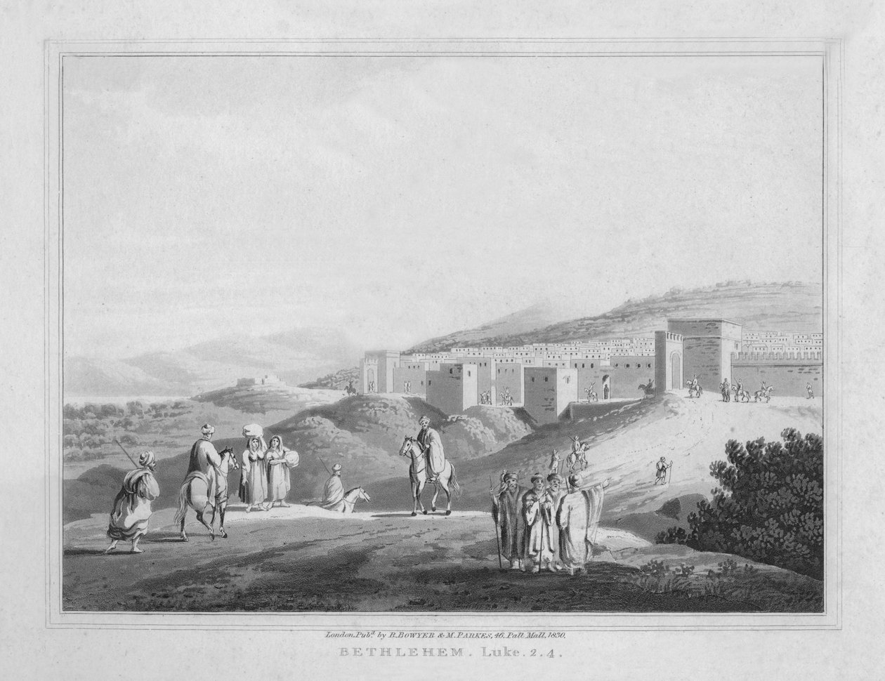 Betlém. Lukáš, 2.4.1830 od J. Clarke
