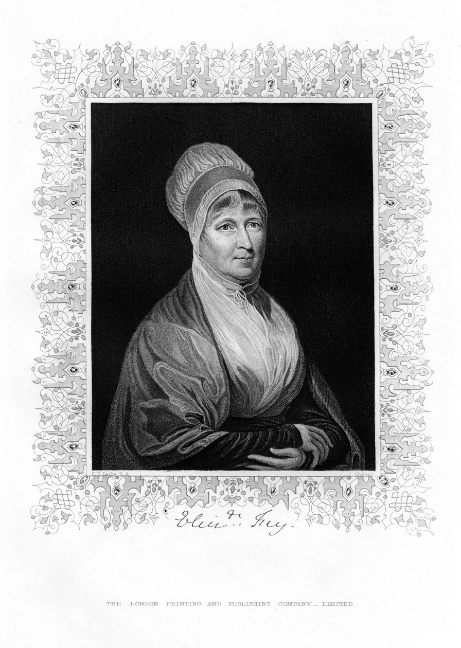 Elizabeth Fry, britská filantropka, 19. století. od J. Cochran