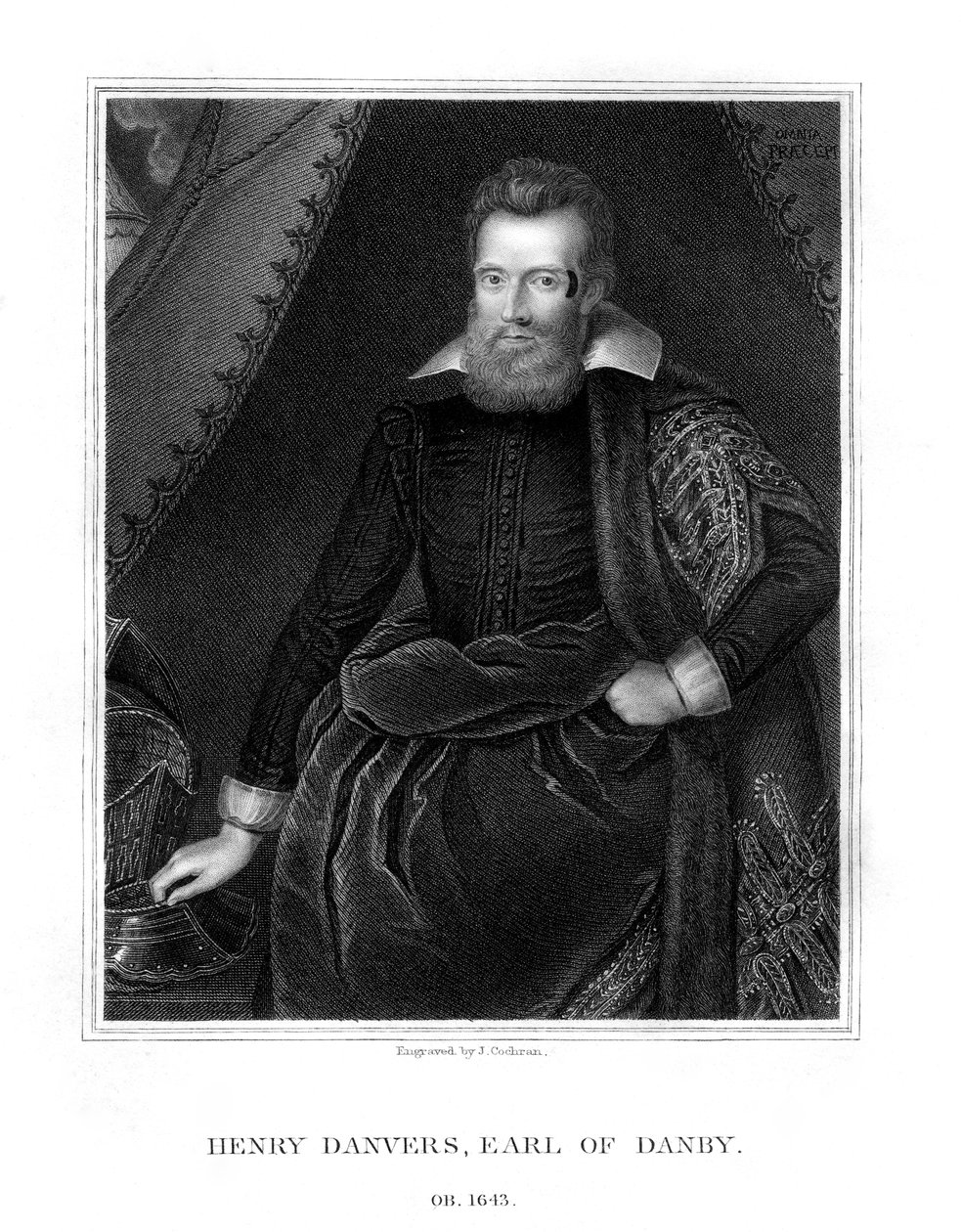 Henry Danvers, hrabě z Danby, 1828. od J. Cochran