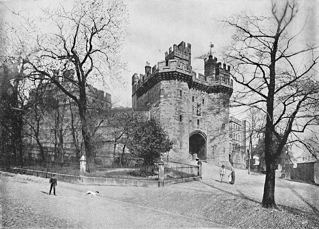 Hrad Lancaster: John of Gaunts Tower, c1896 od J. Davis