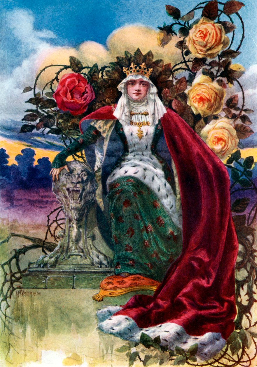 Královna růží, 1908-1909. od J. H. Valda