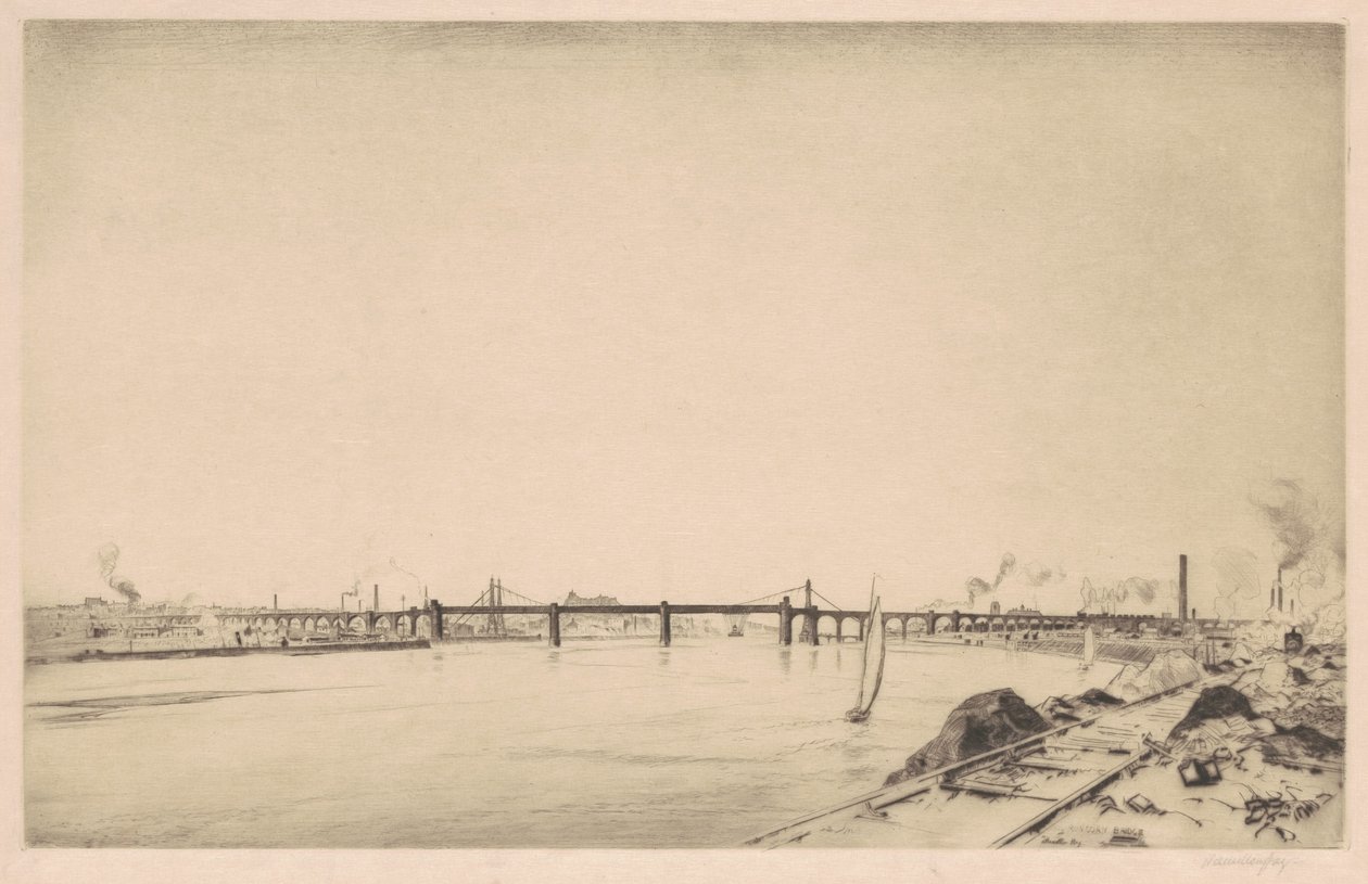 Runcorn Bridge od J. Hamilton Hay