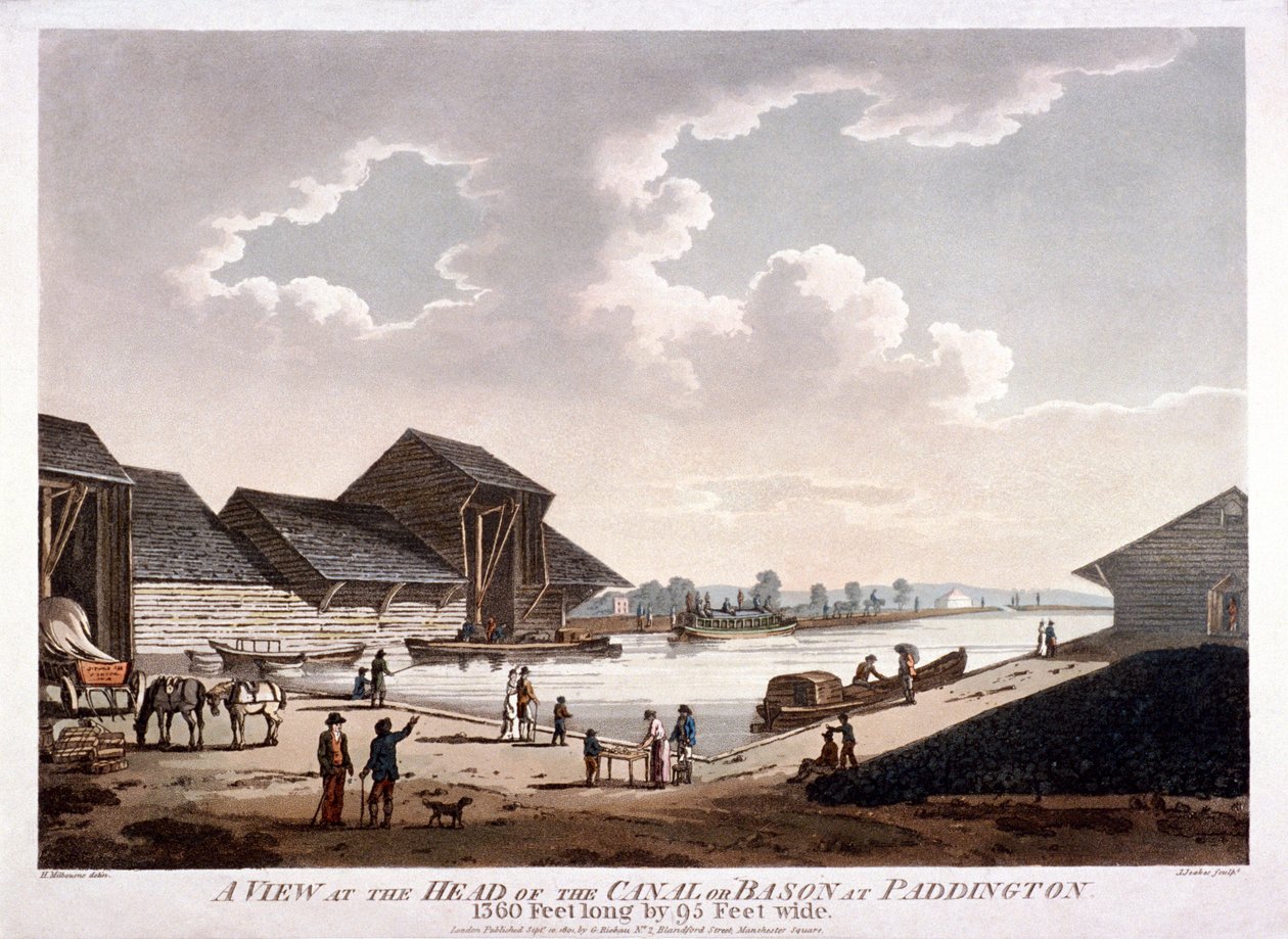 Bayswater, Paddington, Londýn, 1801 od J Jeakes