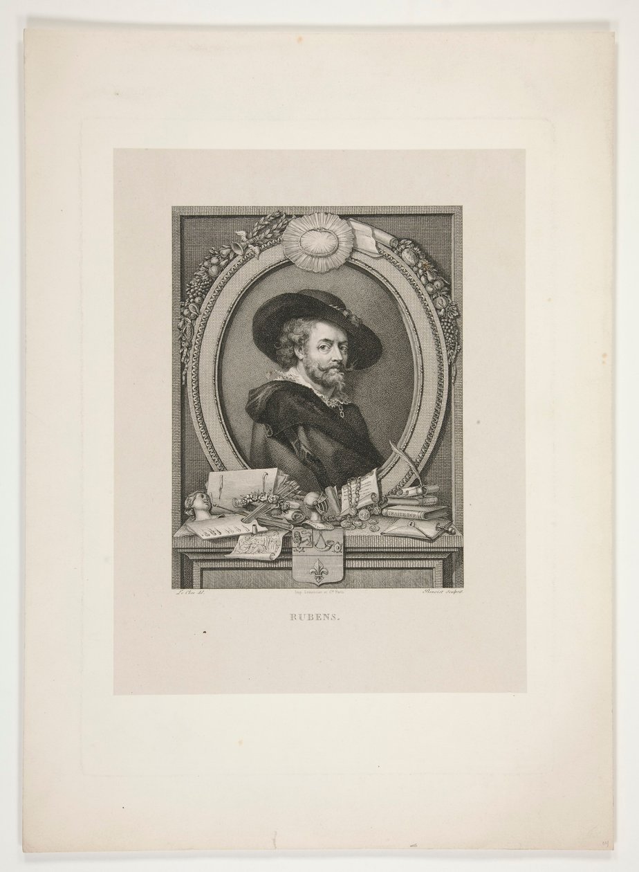 Portrét Petera Paula Rubense od J. L. Benoist