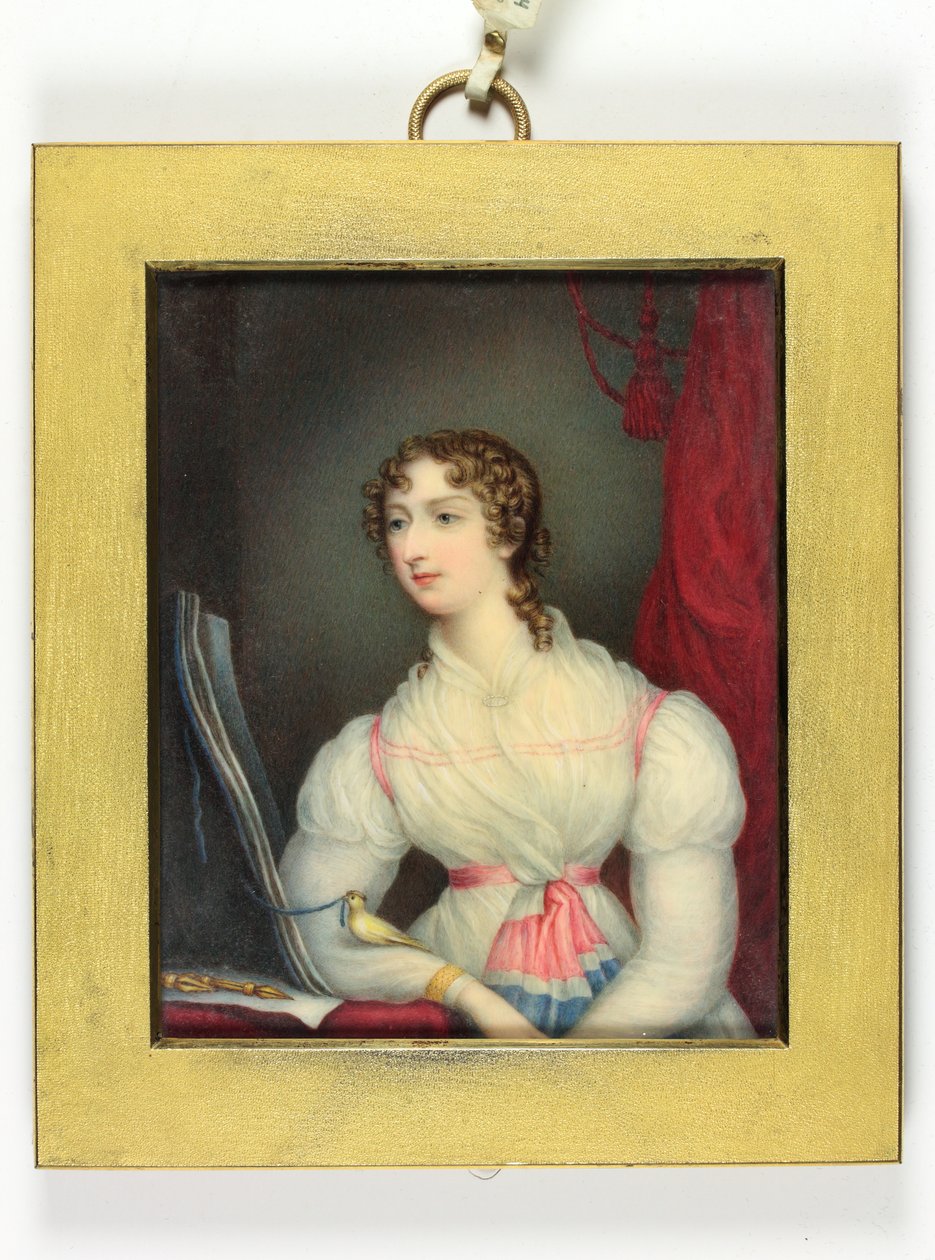 Charlotte Elizabeth Bentinck Hawkins-Whitshed (smalt) od J. Leschallas