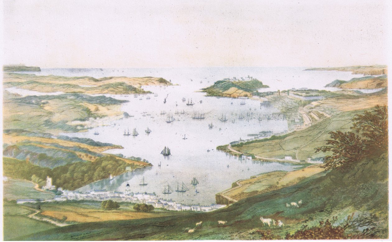 Přístav Falmouth od J. Lynn