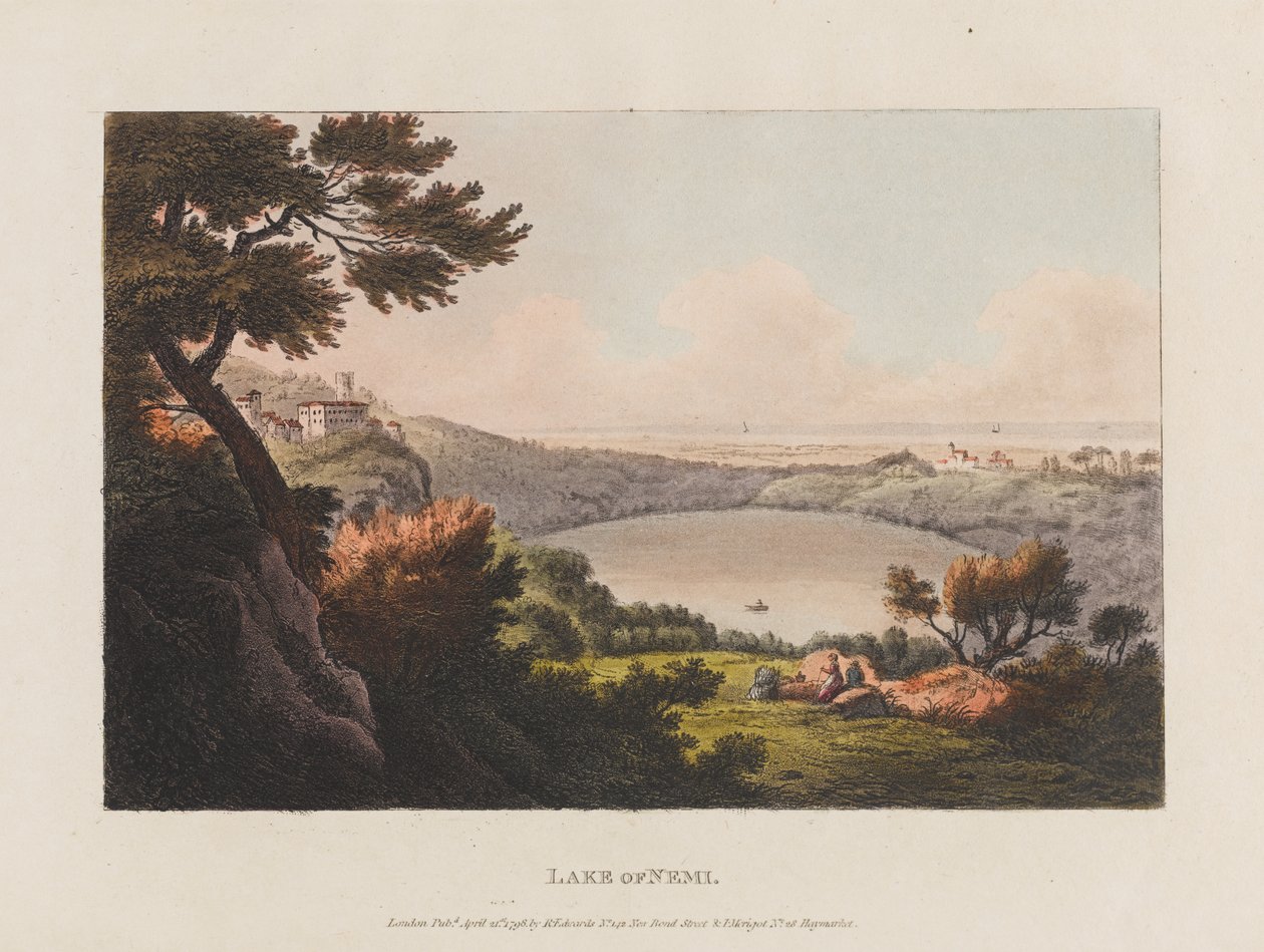 Jezero Nemi od J. Merigot