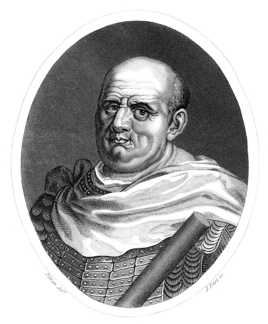 Vespasian Caesar, římský císař. od J. Pass