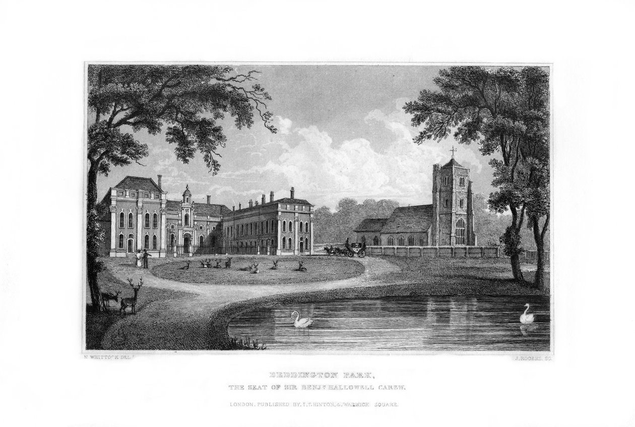 Beddington Park, Sutton, Surrey, 1829. od J. Rogers