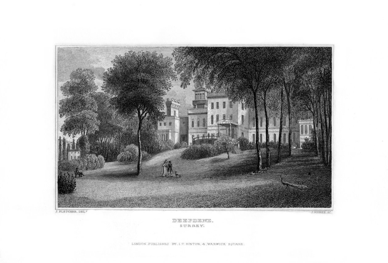 Deepdene, Dorking, Surrey, 1829. od J. Rogers