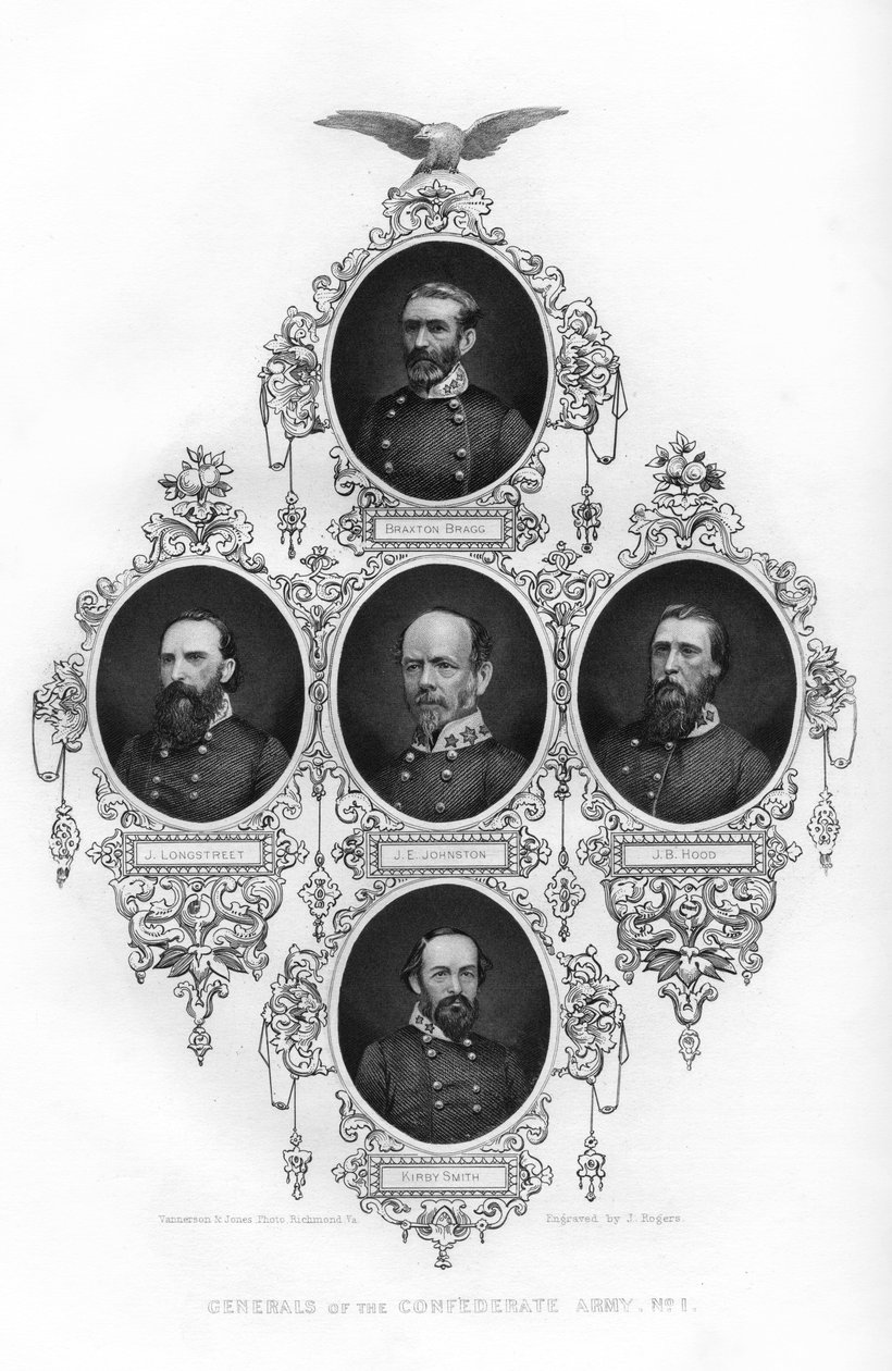 Generálové armády Konfederace, 1862-1867. od J. Rogers