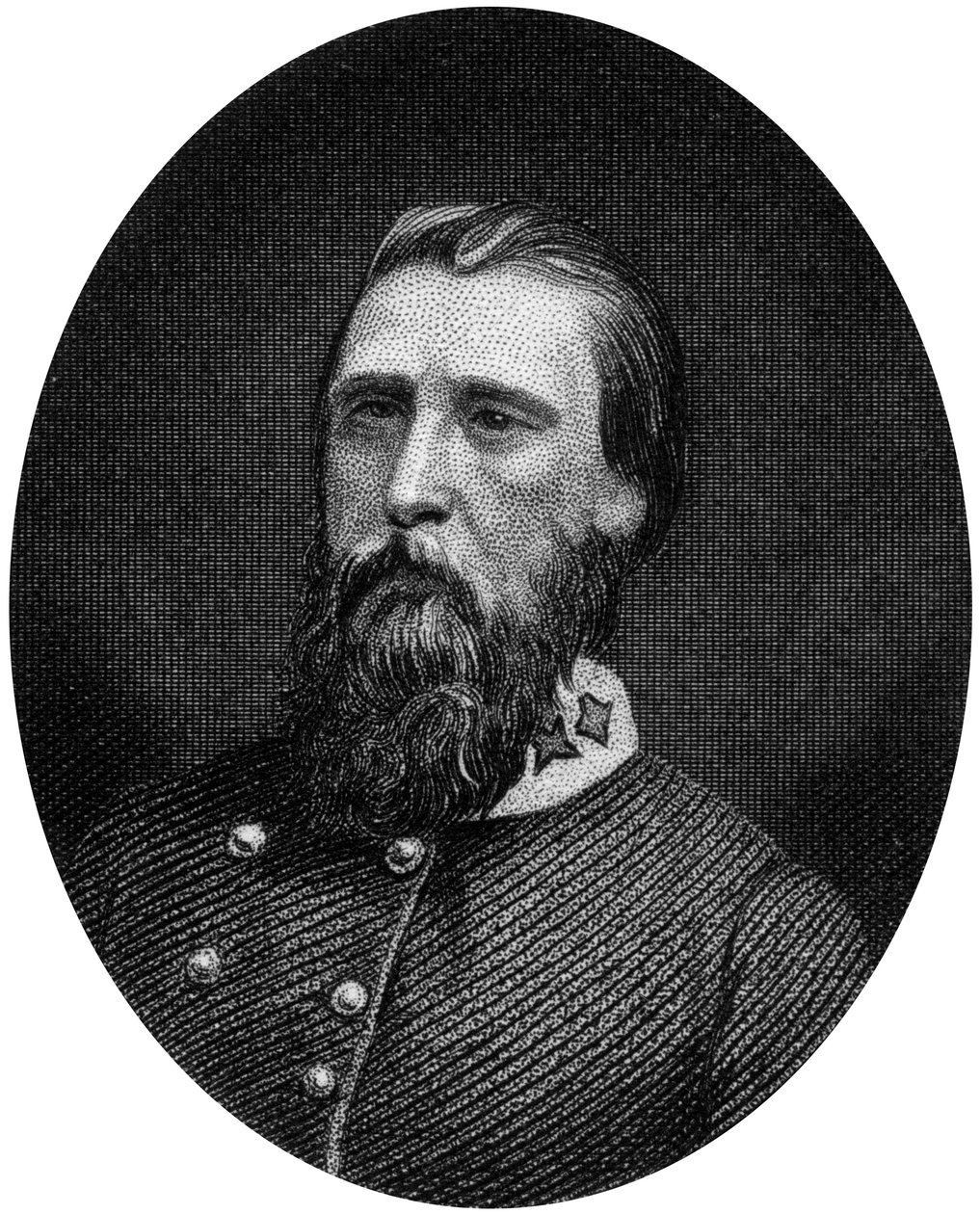 John Bell Hood, generál Konfederace, 1862-1867. od J. Rogers