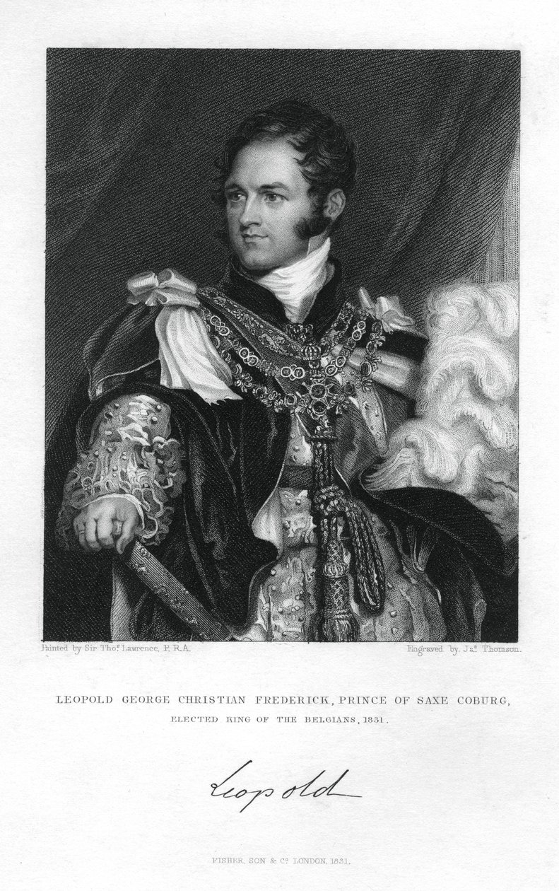 princ Leopold ze Saxe-Coburg-Saalfeld, 1831. od J. Thomson