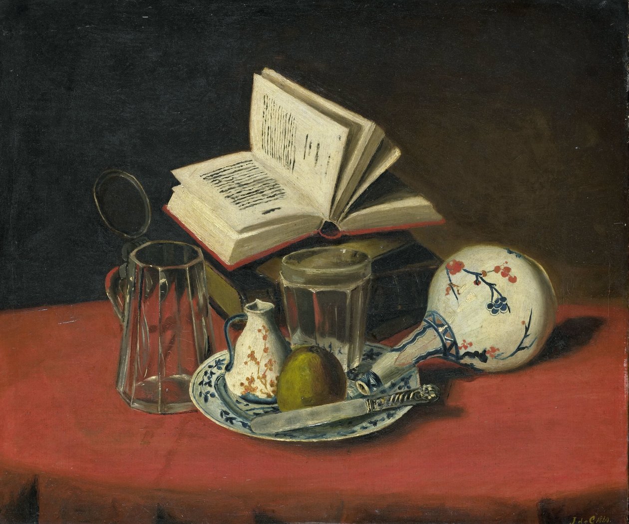 Stálý život od J. de Clercq (schilder)