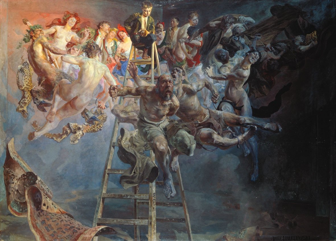 Začarovaný kruh. od Jacek Malczewski