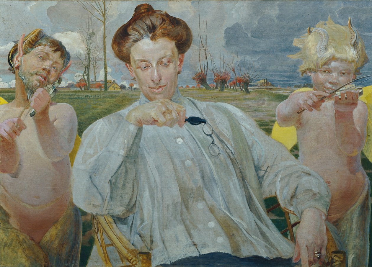 Umělcova manželka od Jacek Hyacinth Malczewski