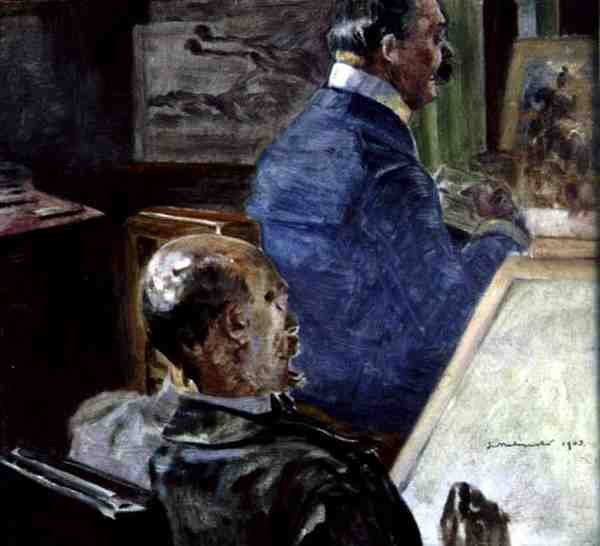 V ateliéru umělce od Jacek Malczewski
