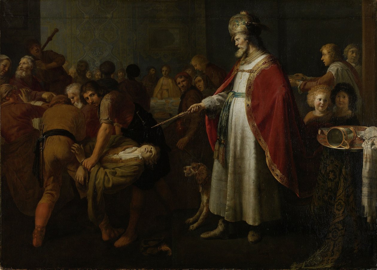 Podobenství o nehodném svatebním hostu, 1630-51 od Jacob Adriaensz Backer