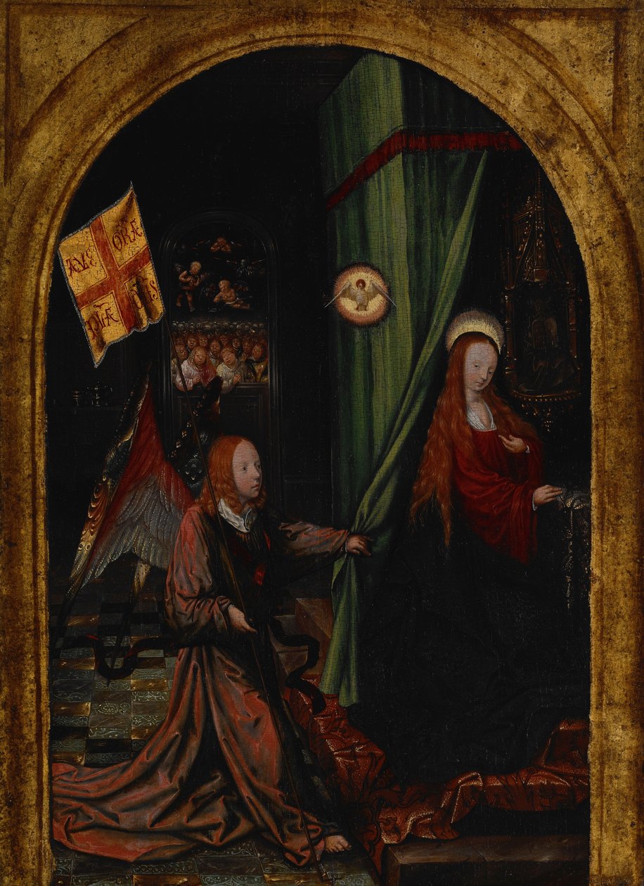 Zvěstování od Jacob Cornelisz van Oostsanen
