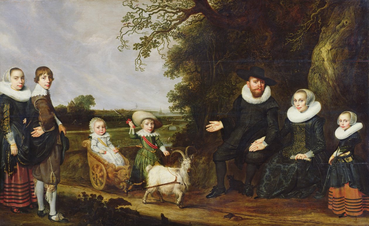 Portrét umělcovy rodiny od Jacob Gerritsz Cuyp