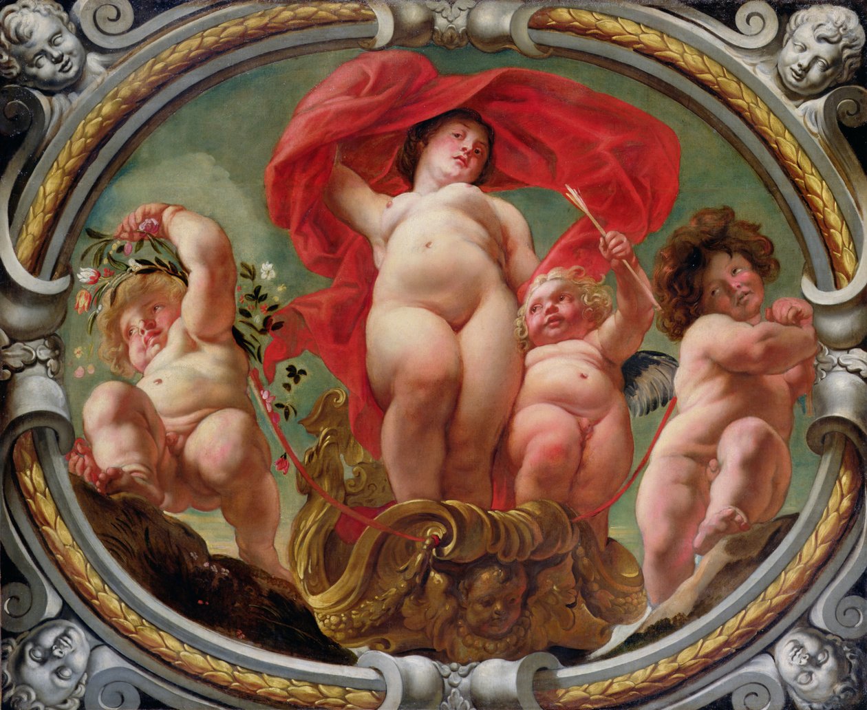 Blíženci, ze znamení zvěrokruhu (viz také 196700 až 196711) od Jacob Jordaens