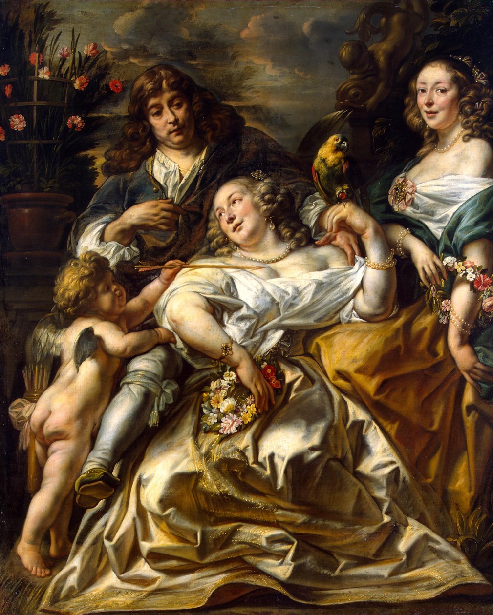 Portrét rodiny od Jacob Jordaens