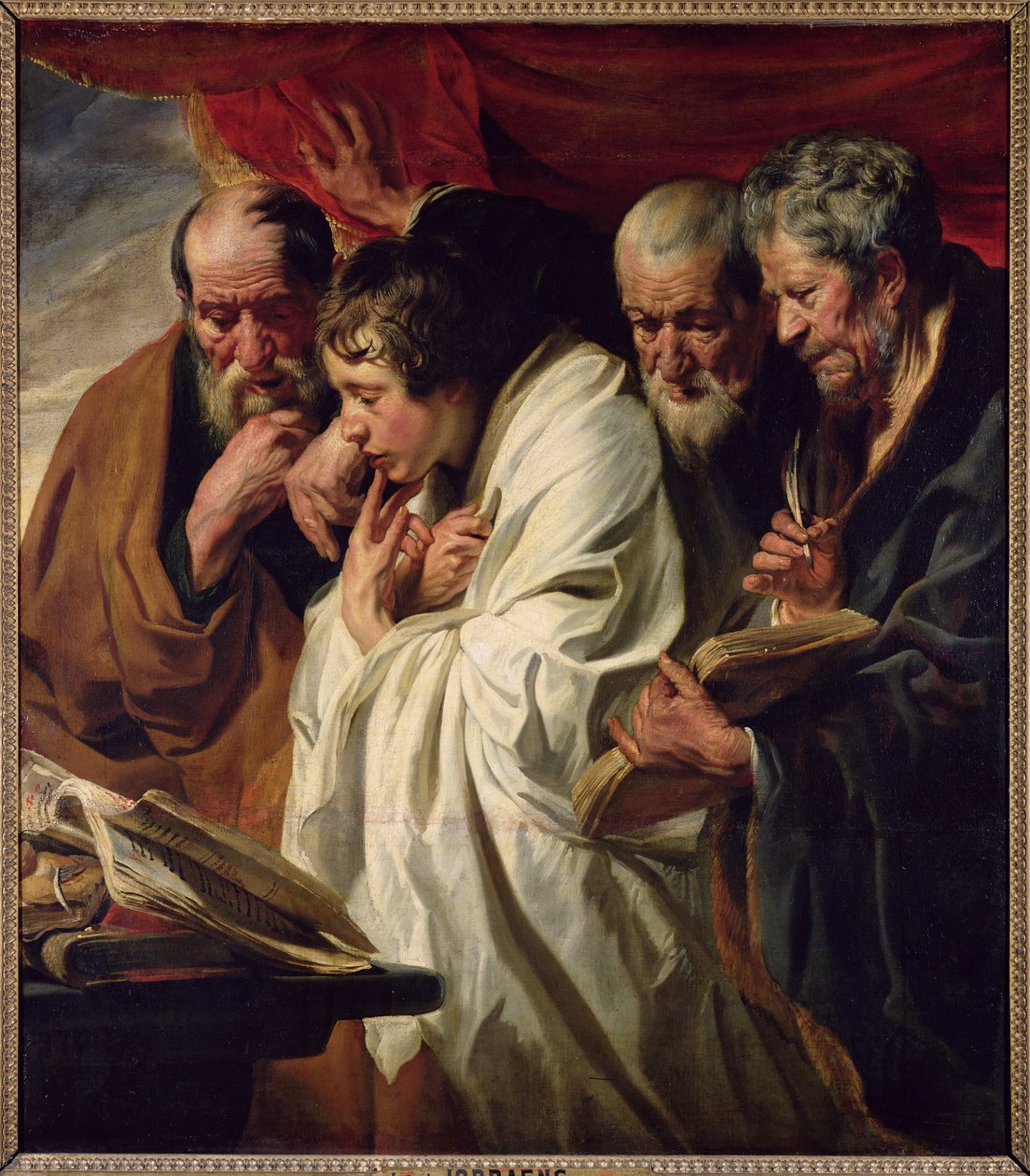 Čtyři evangelisté od Jacob Jordaens