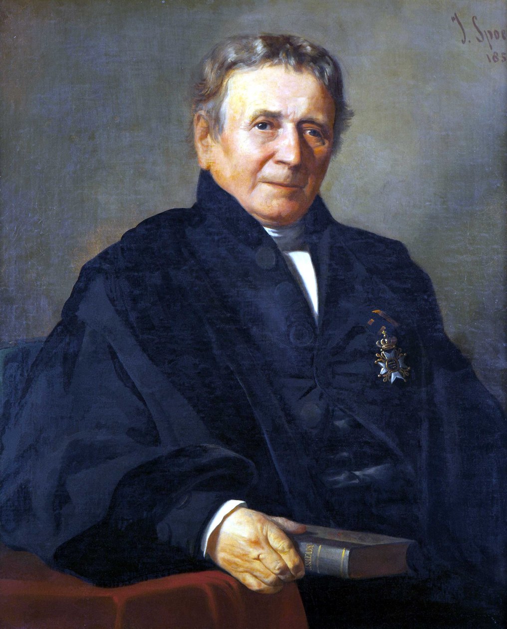 Wessel Albertus van Hengel (1779-1871), profesor teologie na univerzitě v Leidenu od Jacob Spoel