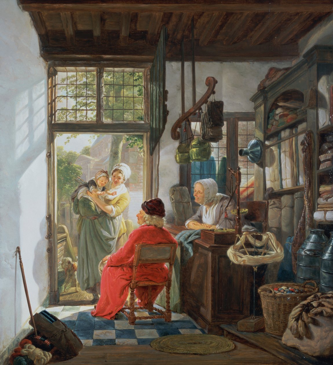 Obchod s látkami od Jacob Van Stry