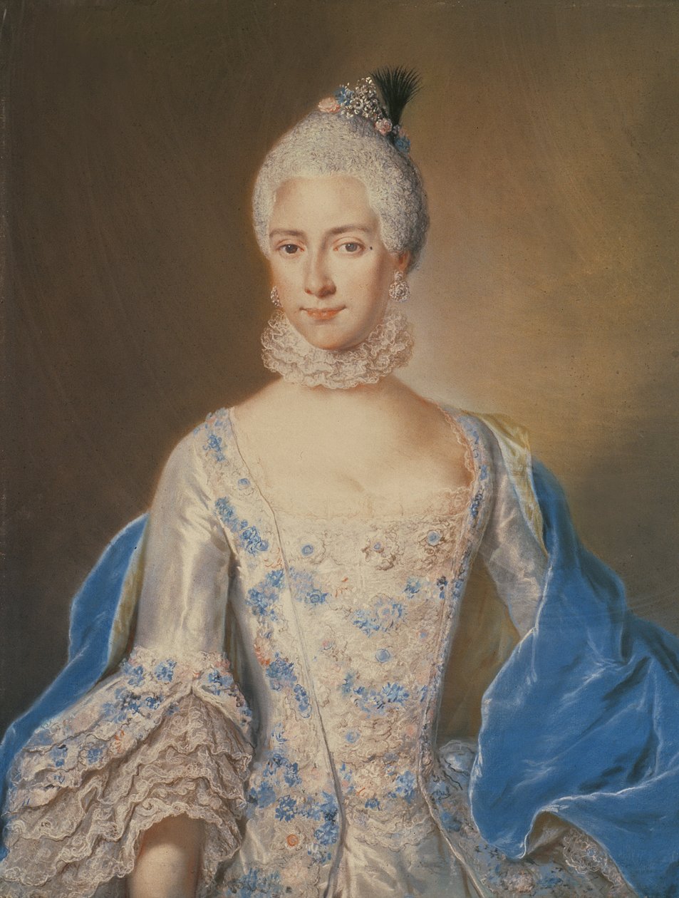 Portrét Joanny Florentine Muhlové, 1766 od Jacob Wessel