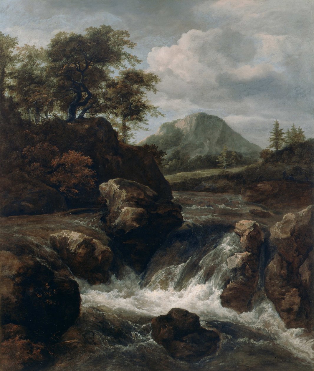 Vodopád od Jacob van Ruisdael