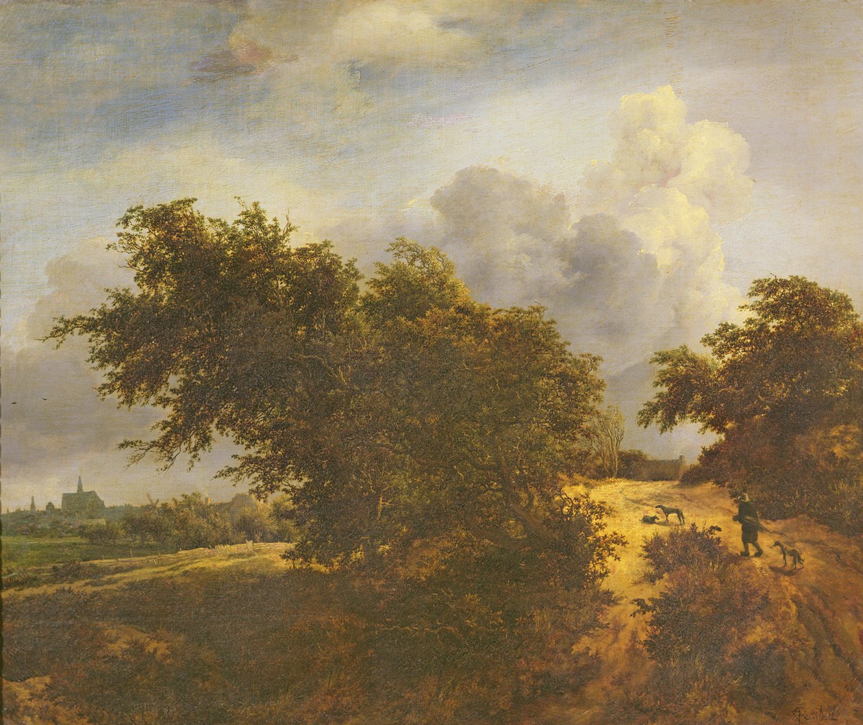 Keř od Jacob van Ruisdael