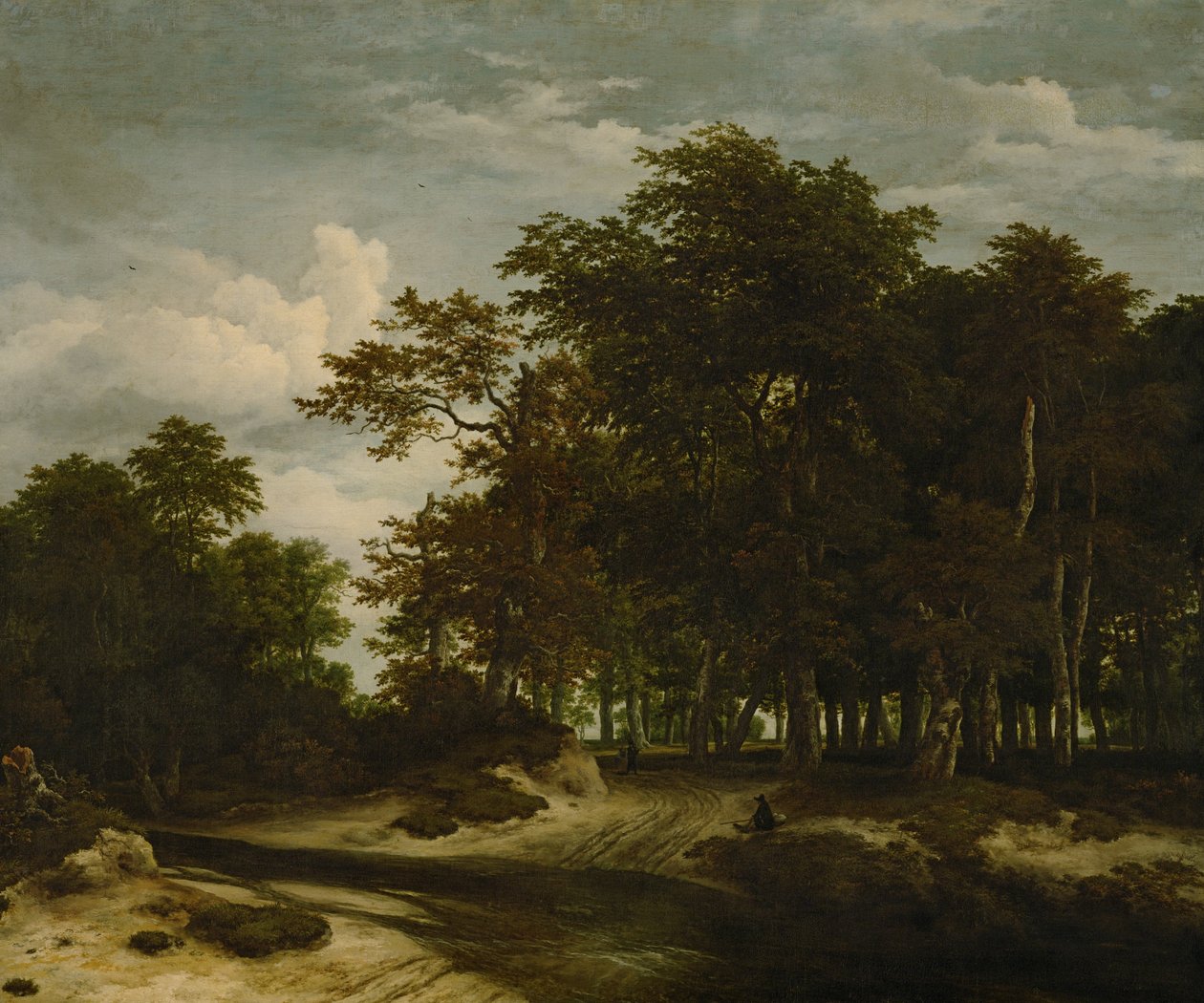 Velký les od Jacob van Ruisdael