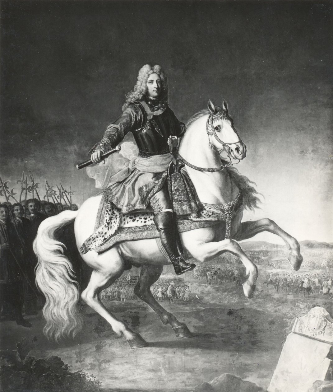 Jezdecký portrét Jean-Philippe-Eugène de Merode-Westerloo od Jacob van Schuppen