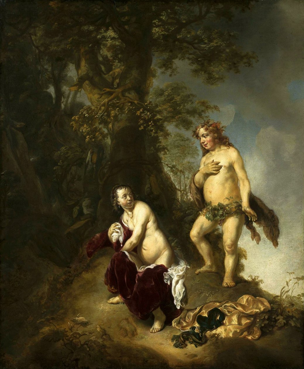Bakchus a Ariadna od Jacob Adriaensz Backer