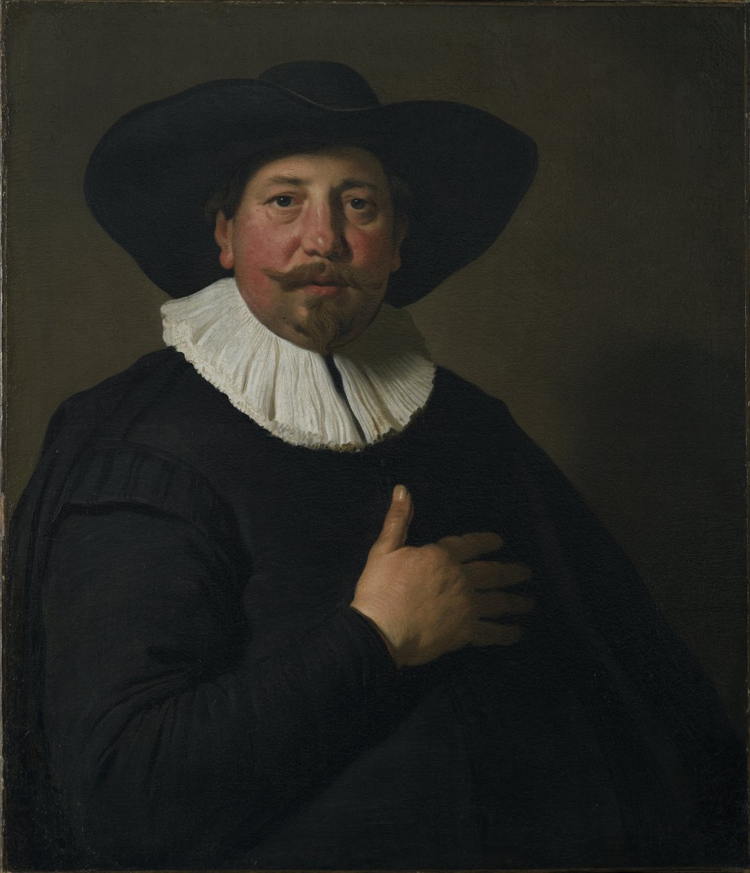 Portrét muže, c.1638 od Jacob Adriensz Backer
