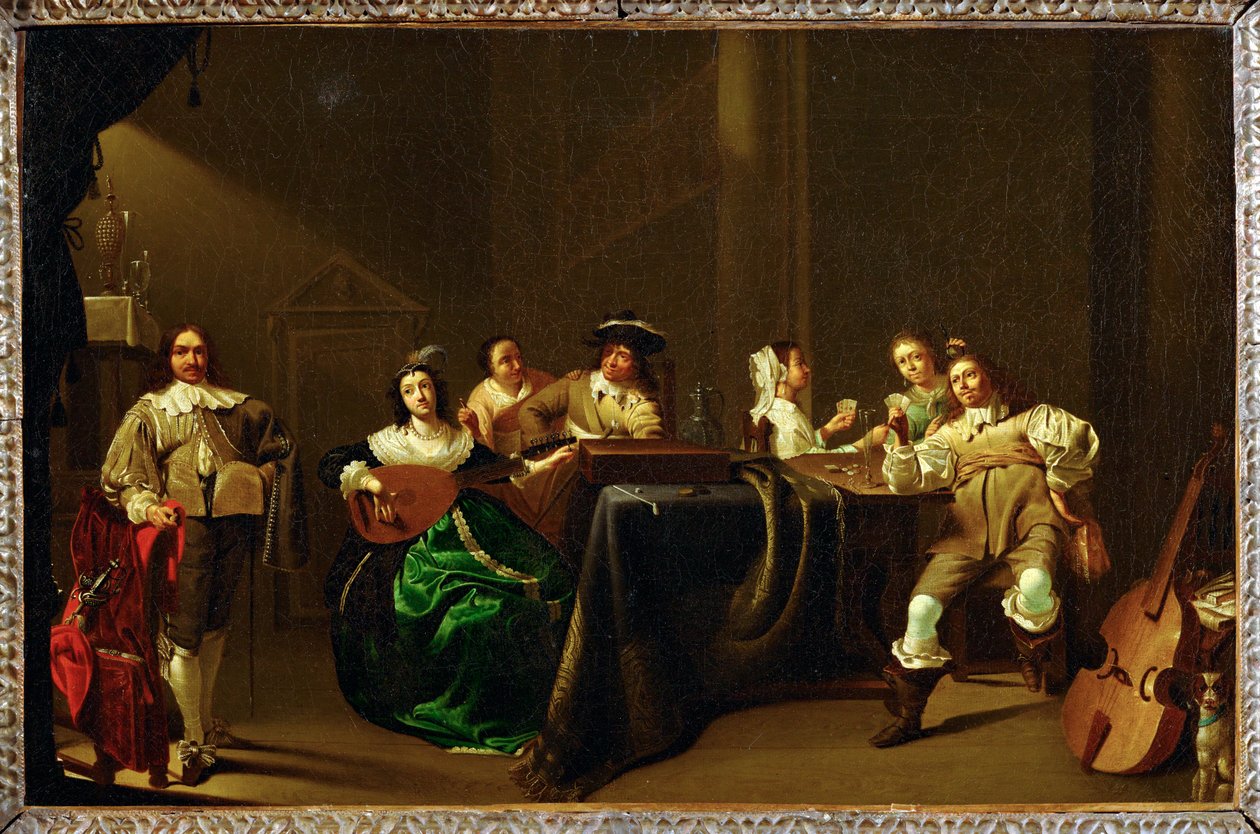 Une joyeuse compagnie - veselá společnost ... od Jacob Duck