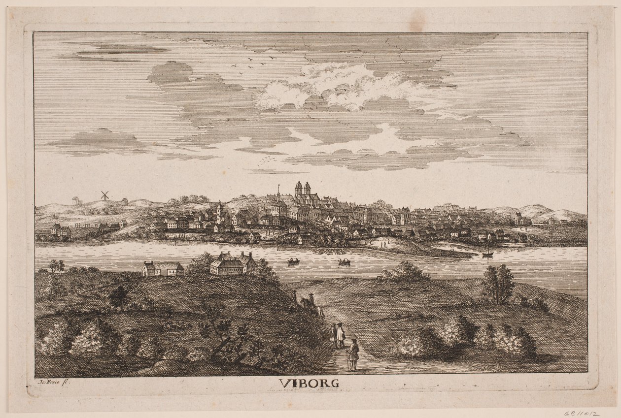 Prospekt af Viborg   1280914   cs       czech Successfully Translated  Original: St. Marys Church from the Castle Walls (colour litho) Translat: St. Mary