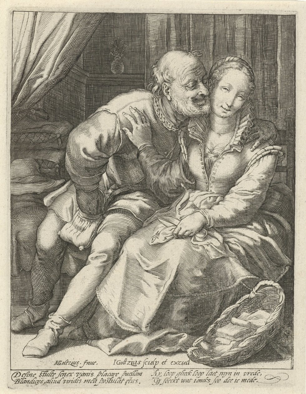 nerovná láska od Jacob Goltzius (II)