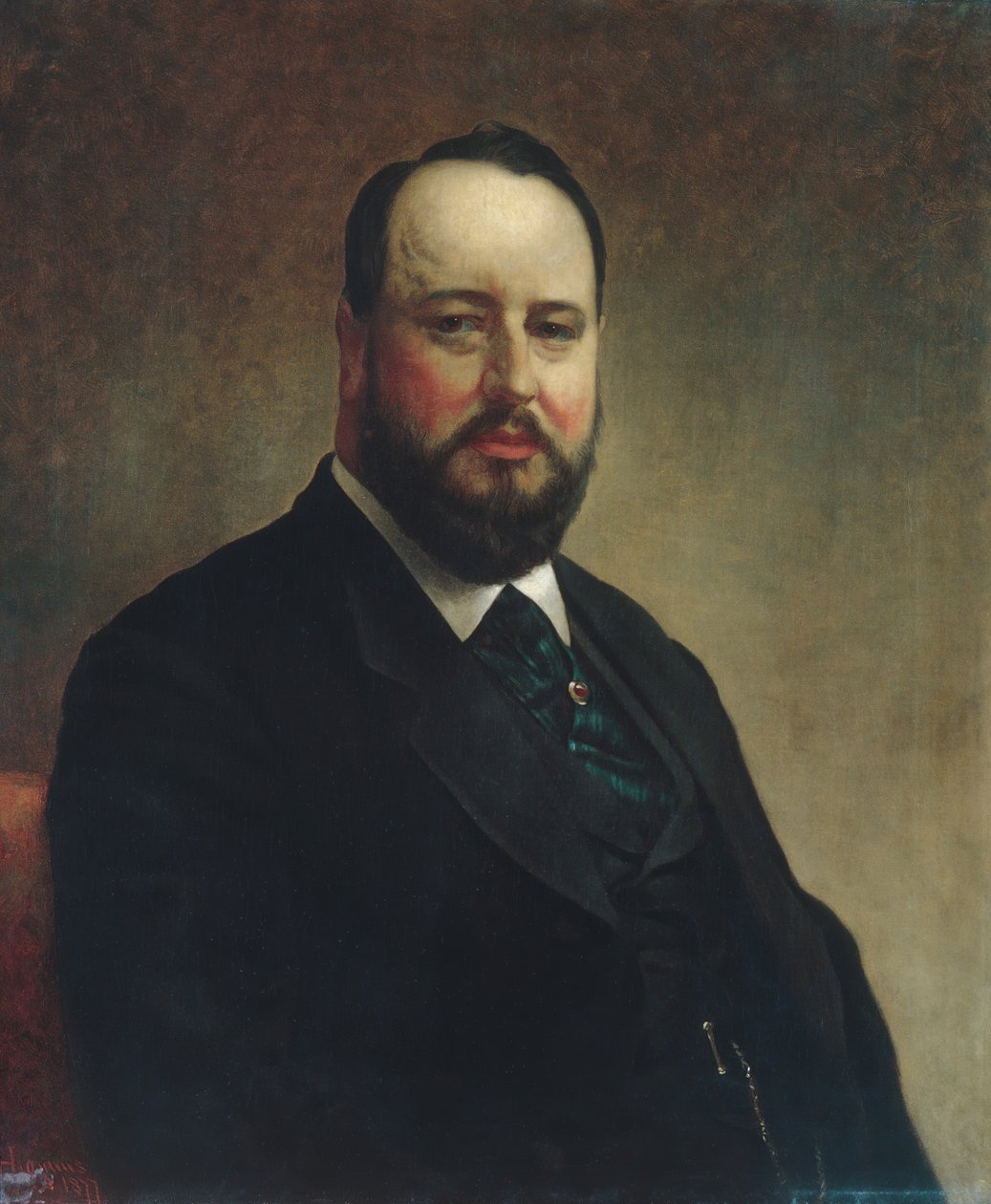 Joseph W. Drexel, 1877. od Jacob Hart Lazarus