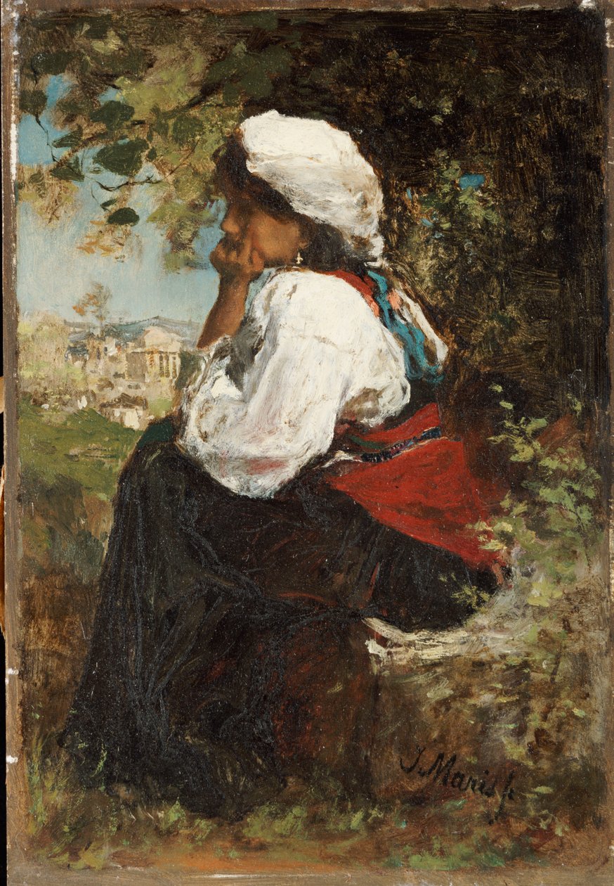Římská dívka od Jacob Henricus or Hendricus Maris